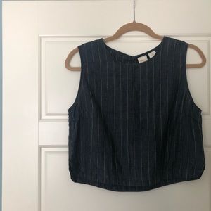 Catherine Malandrino linen top